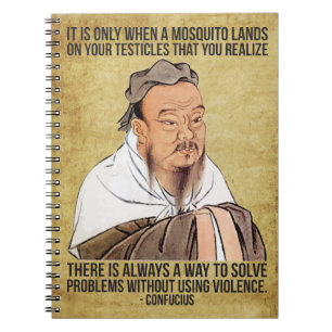 Carnet Citation spirituelle amusante - Moustique sur les 