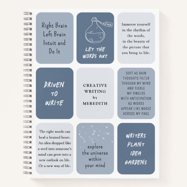 Carnet Citations motivationnelles pour les écrivains pers (Devant)