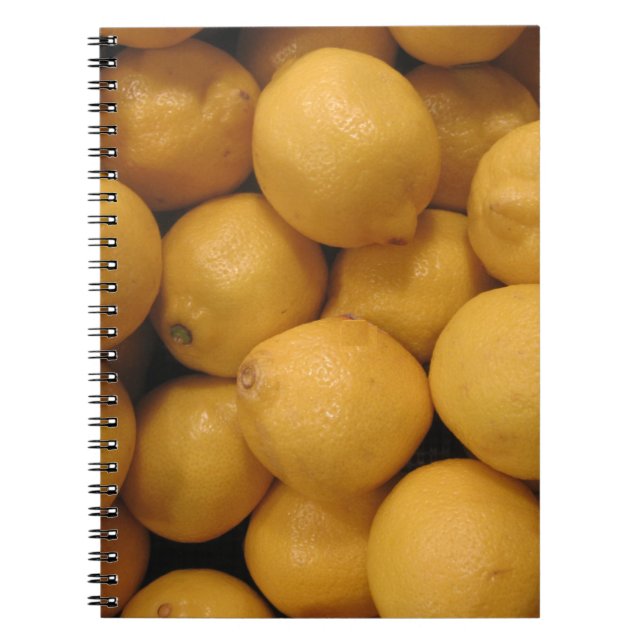Carnet Citron jaune aigre (Devant)