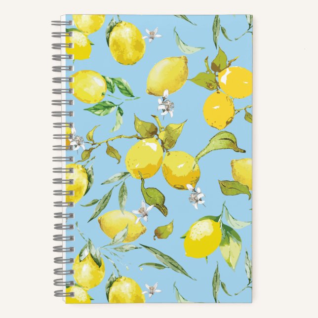 Carnet citrons aquarelle 4 (Recto)