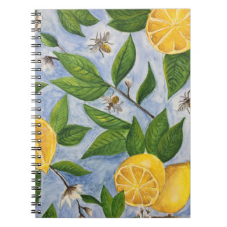 Carnet Citrons et abeilles