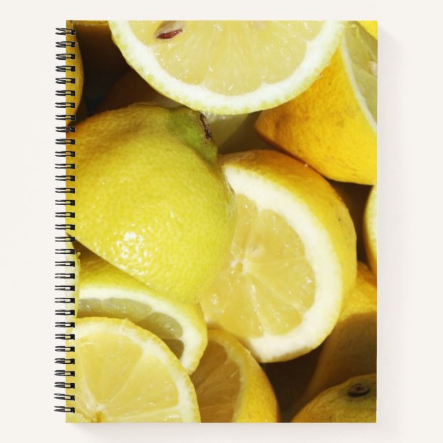 Carnet Citrons jaune (Devant)