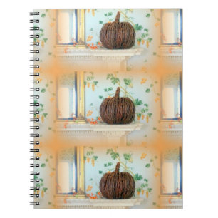 carnet citrouille d'automne colonial