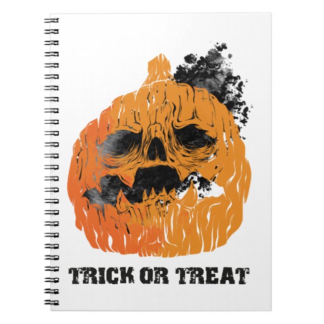 Carnet Citrouille d'Halloween (Devant)