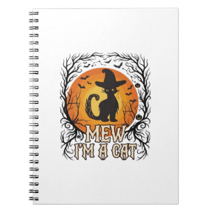 Carnet Citrouille d'Halloween ensorcelée silhouette de fa
