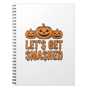 Carnet Citrouille Drôle d'Halloween Faisons-nous Écraser