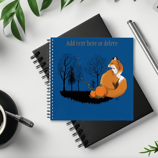 Carnet Citrouilles de la forêt Red Fox (Créateur téléchargé)