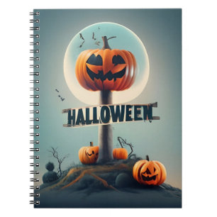 Carnet citrouilles d'Halloween