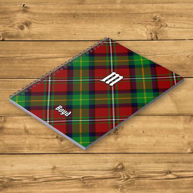 Carnet Clan Boyd Tartan (Créateur téléchargé)