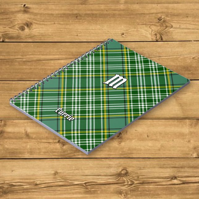 Carnet Clan Currie Tartan (Créateur téléchargé)