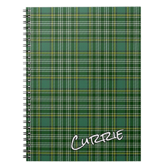 Carnet Clan Currie Tartan, l'Honneur écossais (Devant)