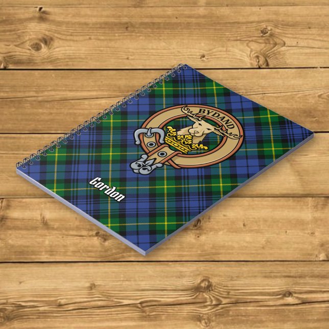 Carnet Clan Gordon Crest sur Tartan (Créateur téléchargé)
