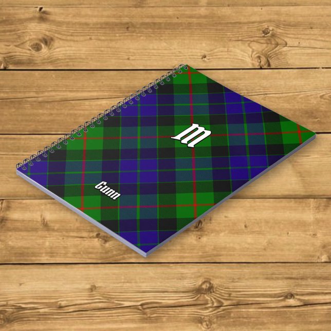 Carnet Clan Gunn Tartan (Créateur téléchargé)