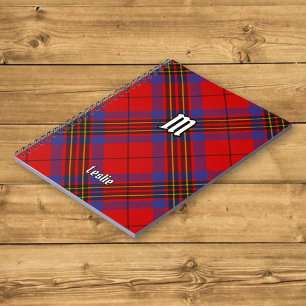 Carnet Clan Leslie Red Tartan