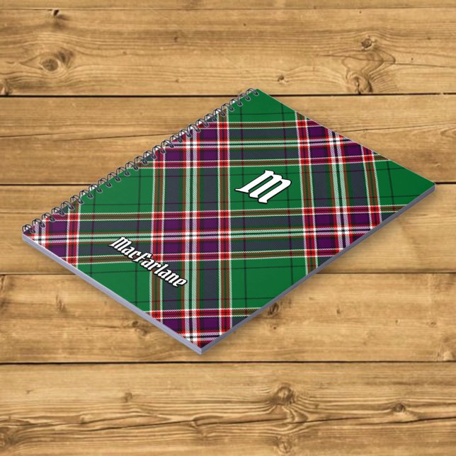 Carnet Clan MacFarlane Chasse moderne Tartan (Créateur téléchargé)