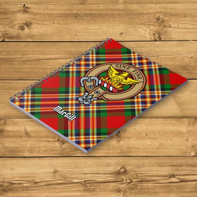 Carnet Clan MacGill Crest sur Tartan (Créateur téléchargé)