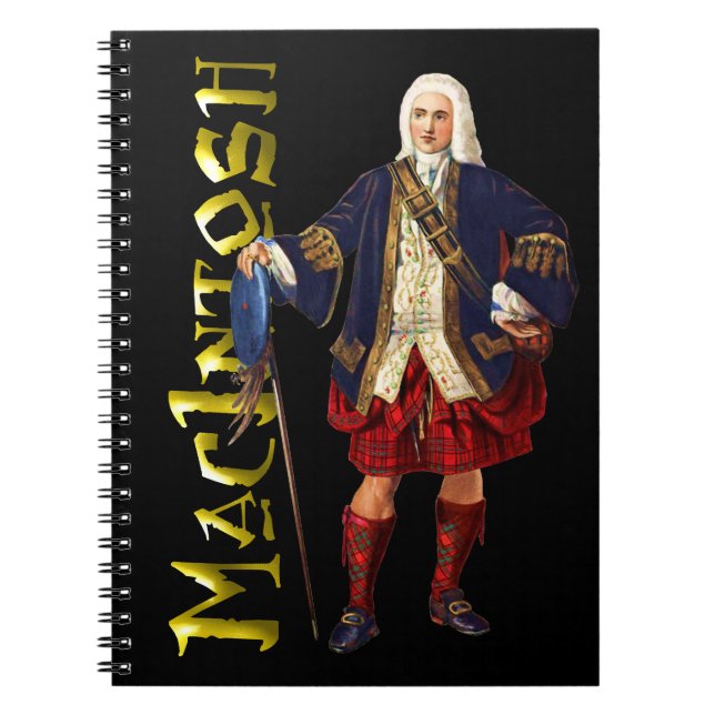 Carnet Clan MacIntosh Scottish Highland Dreams (Devant)