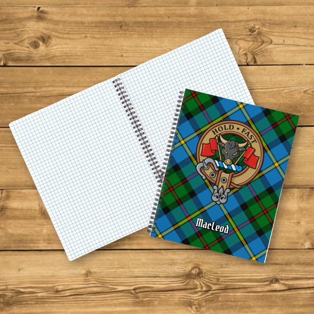 Carnet Clan MacLeod Crest sur la chasse Tartan (Créateur téléchargé)