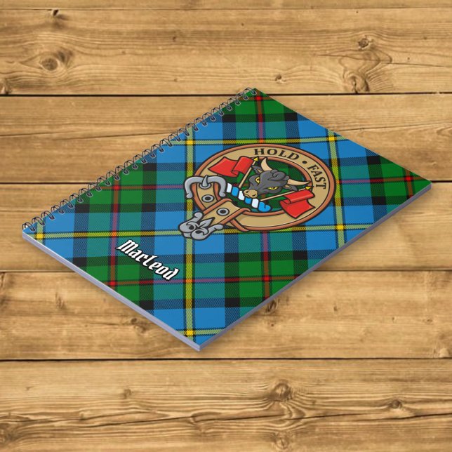 Carnet Clan MacLeod Crest sur la chasse Tartan (Créateur téléchargé)