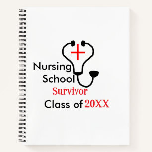 Carnet Classe de survivant de l'école de soins infirmiers