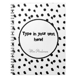 Carnet classeur personnalisé, classeur boho, personnalisa