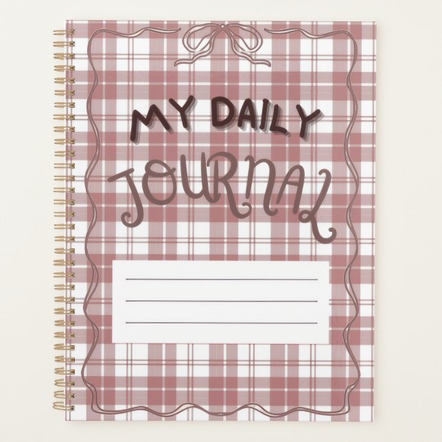 Carnet Classique 6,5" x 8,75" (Devant)