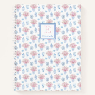 Carnet Classique Dames Bleu Blanc Gingembre Rose Jars Ini