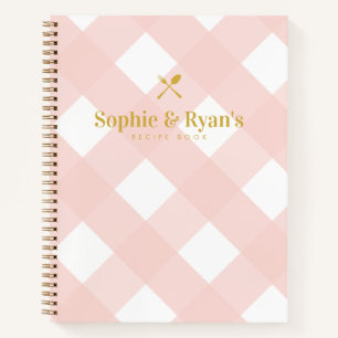 Carnet Classique Elégant Rose En vichy Couples Recette