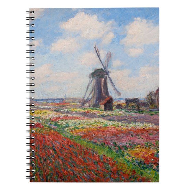 Carnet Claude Monet - Champ de Tulipes en Hollande (Devant)