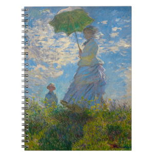 Carnet Claude Monet Femme avec un parasol