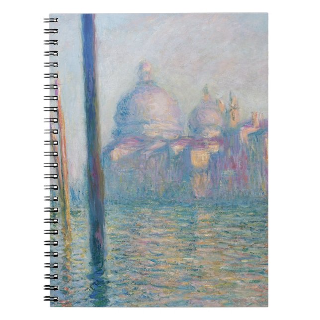 Carnet Claude Monet Grand Canal Venise Italie Voyage (Devant)