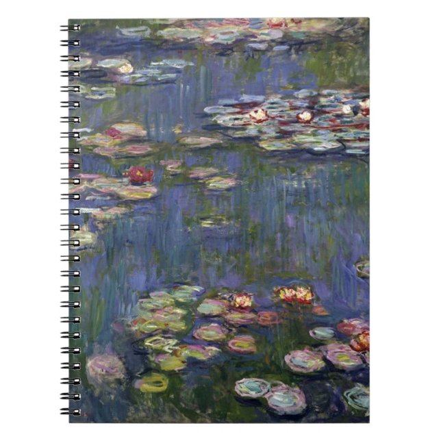 Carnet Claude Monet Impressionniste L'Eau Lillies Peintur (Devant)