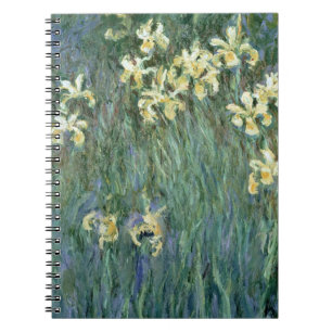 Carnet Claude Monet les iris jaunes