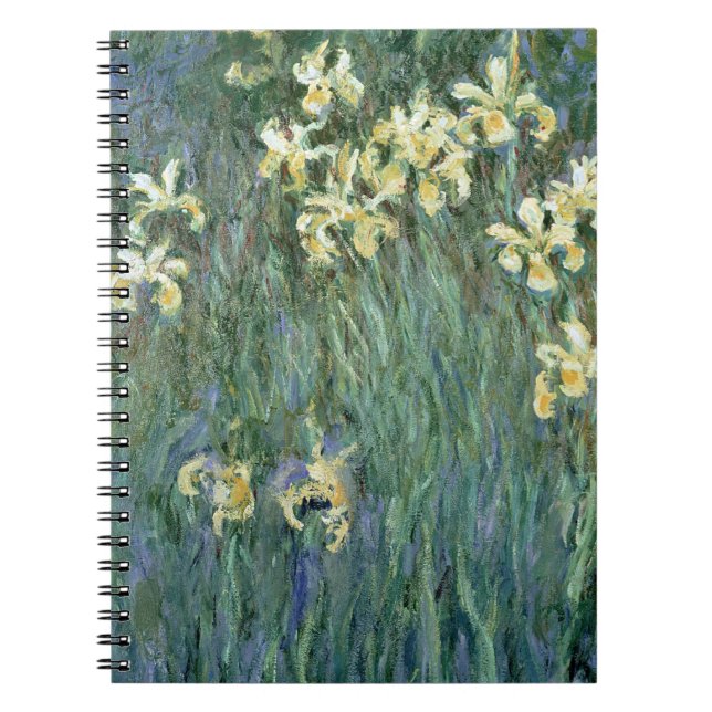 Carnet Claude Monet | les iris jaunes (Devant)