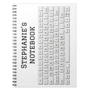 Carnet Clavier d'ordinateur géant QWERTY lettres nouveaut