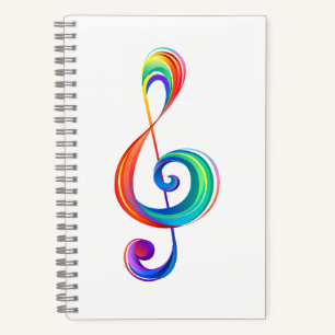Carnet Clé arc-en-ciel