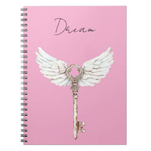 Carnet Clé des plumes d'ange blanc