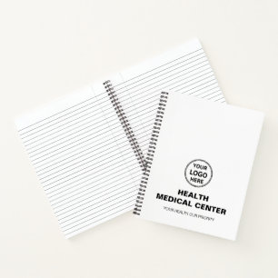 Carnet Clinique Médicale de Santé avec Logo Personnalisé