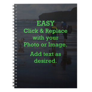 Carnet Cliquez et remplacez facilement l'image pour créer