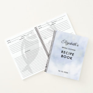 Carnet Cloud 9 Pastel Blue Chic Fête des mariées Recette
