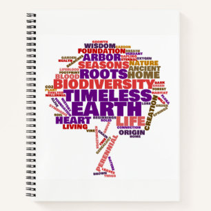 Carnet Cloud de balise de l'arbre de vie inspirationnel