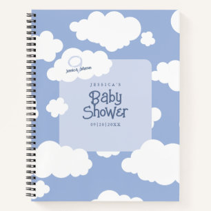Carnet Cloud Neuf 9 Baby showers Liste de cadeaux Liste d