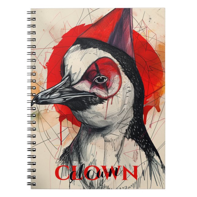 Carnet Clown pingouin (Devant)