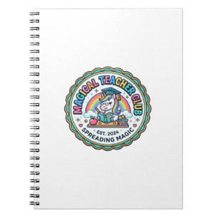Carnet Club de professeur magique de licorne drôle cadeau