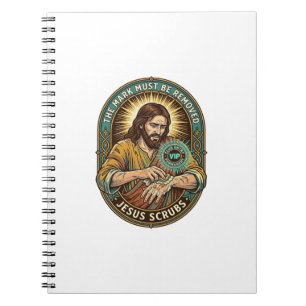 Carnet Club Jésus Tampon Main Ne Lavera Pas L'humour Du M
