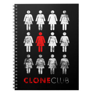 Carnet Club orphelin de clone du noir Léda