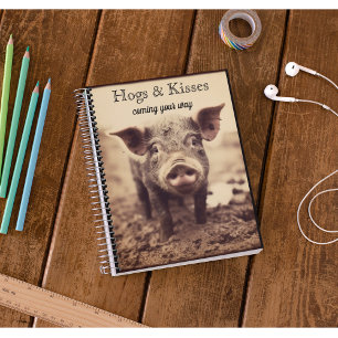 Carnet Cochon dans la boue, porcs et baisers