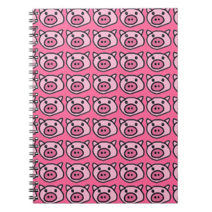 Carnet Cochons roses