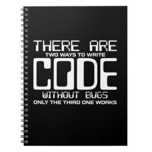 Carnet Code Écriture Programmer sans bogues