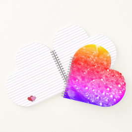 Carnet Coeur Bubbly Et Colorful